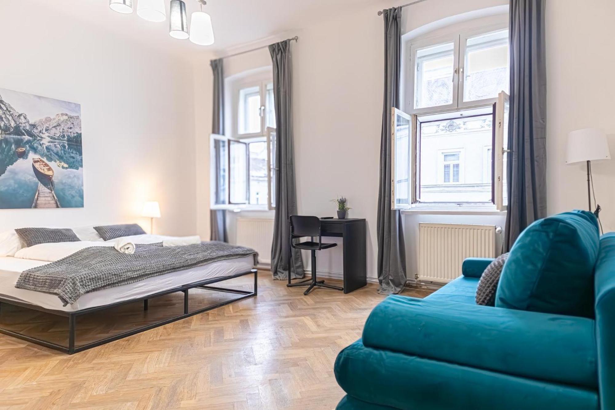 Spacious 2Br Apt -Near Wiener Stadthalle Burggassewiener Well Located Viena Exterior foto